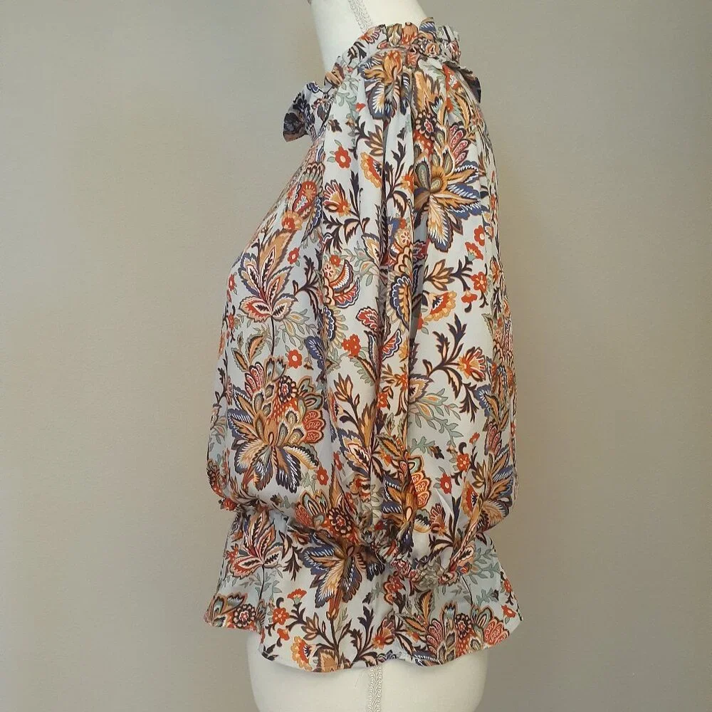 T Tahari Peplum Blouse - Picture 4 of 14